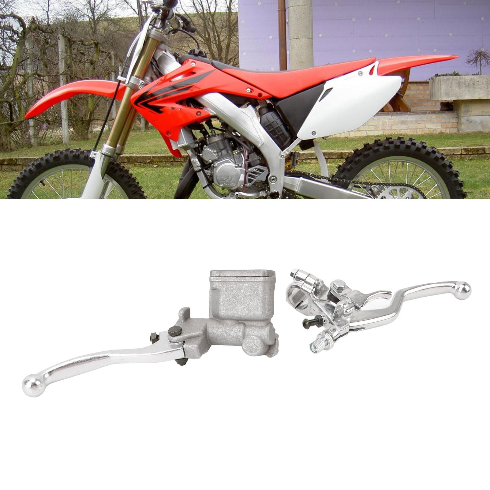 Coppia leva frizione freno idraulico in lega di alluminio sinistra destra assemblaggio di ricambio per moto CR125R CR250R 1996-2007 CR500R CRF150R CRF250R CRF250X CRF450R CRF450X