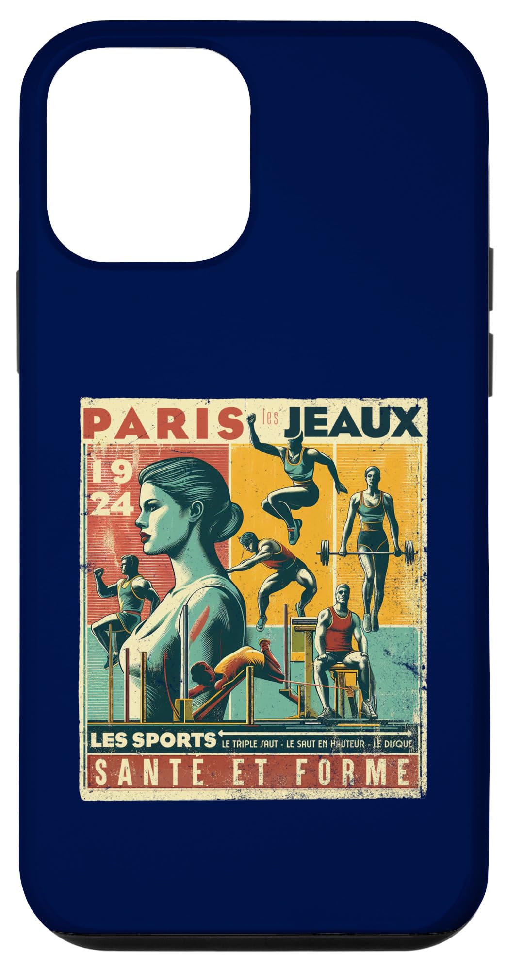 iPhone 12 mini Paris Vintage The Games 1924 Health And Fitness Case