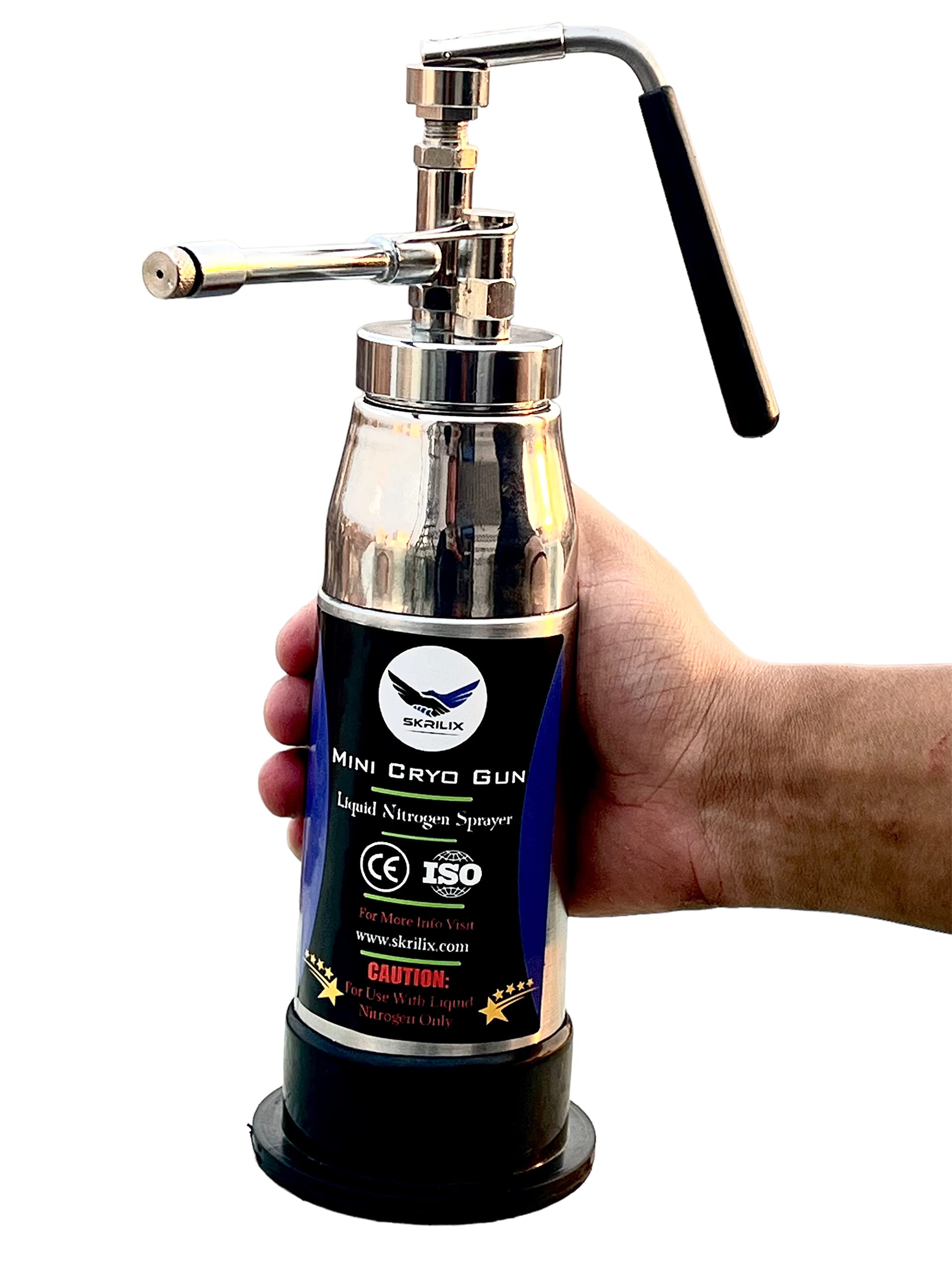 Buy Liquid Nitrogen Sprayer, 350ml Liquid Nitrogen (LN2) Tank with 6