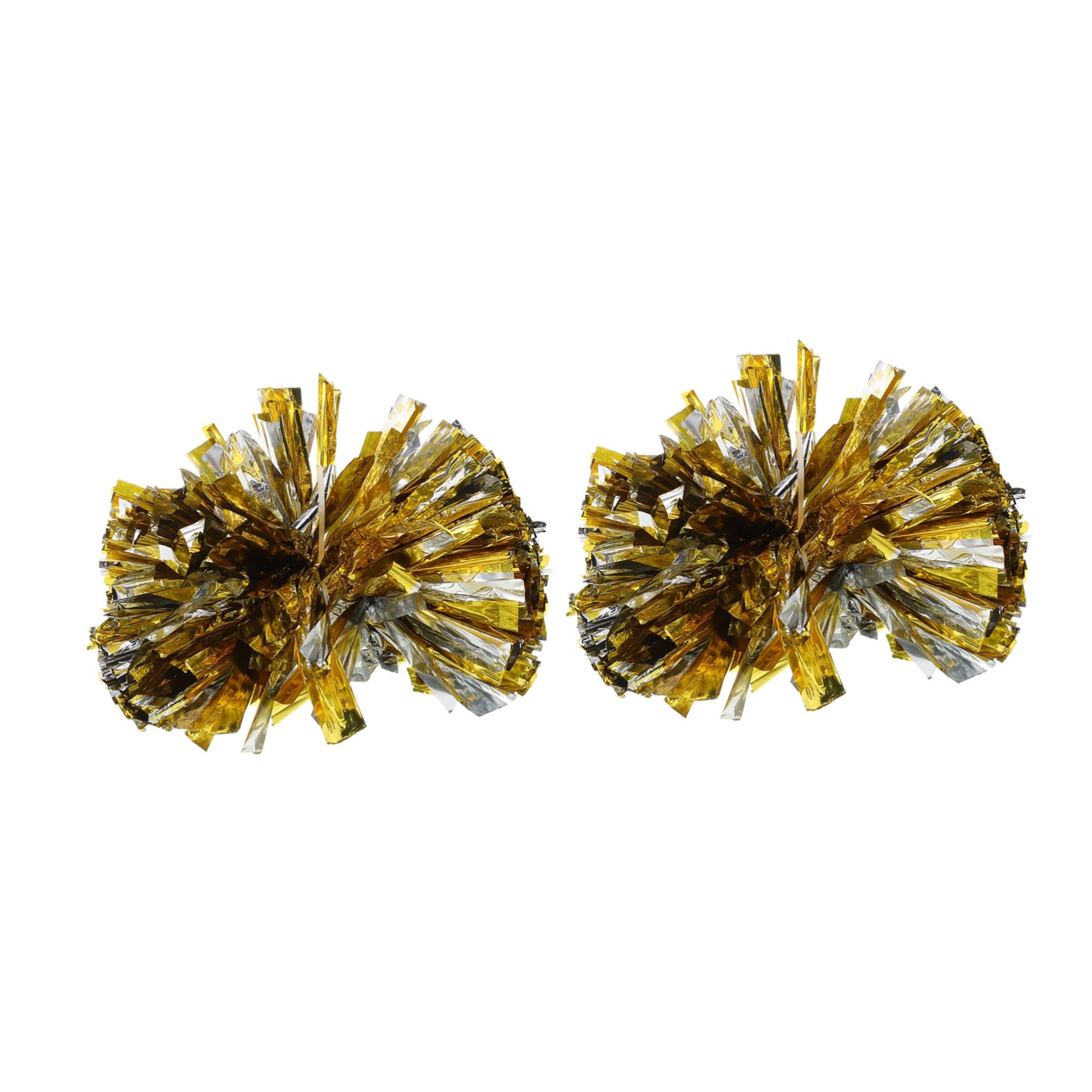 NAMOARLY Cheerleading Pompoms Set of 4 Pom Poms for Crafts Cheerleader Pompoms with Handle Ideal for Sports Events