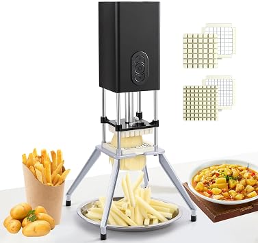 YOTAN Electric French Fry Cutter, Vertical French Fry Cutter for Potatoes