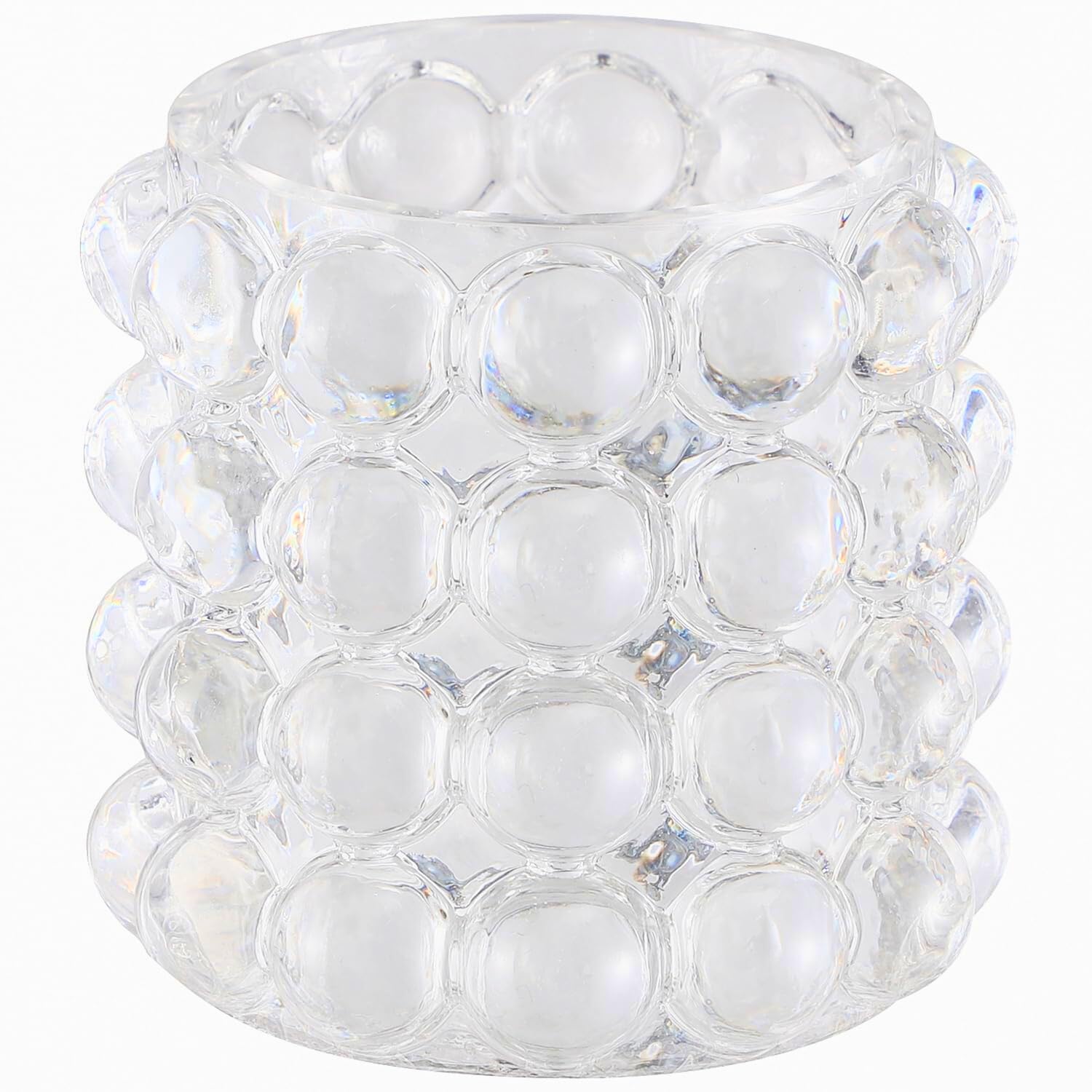 MARTAGE Glass Bubble Vase Clear
