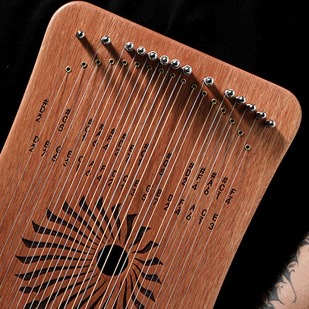 Elegante arpa in legno a 31 corde, per professionisti della musica (A)