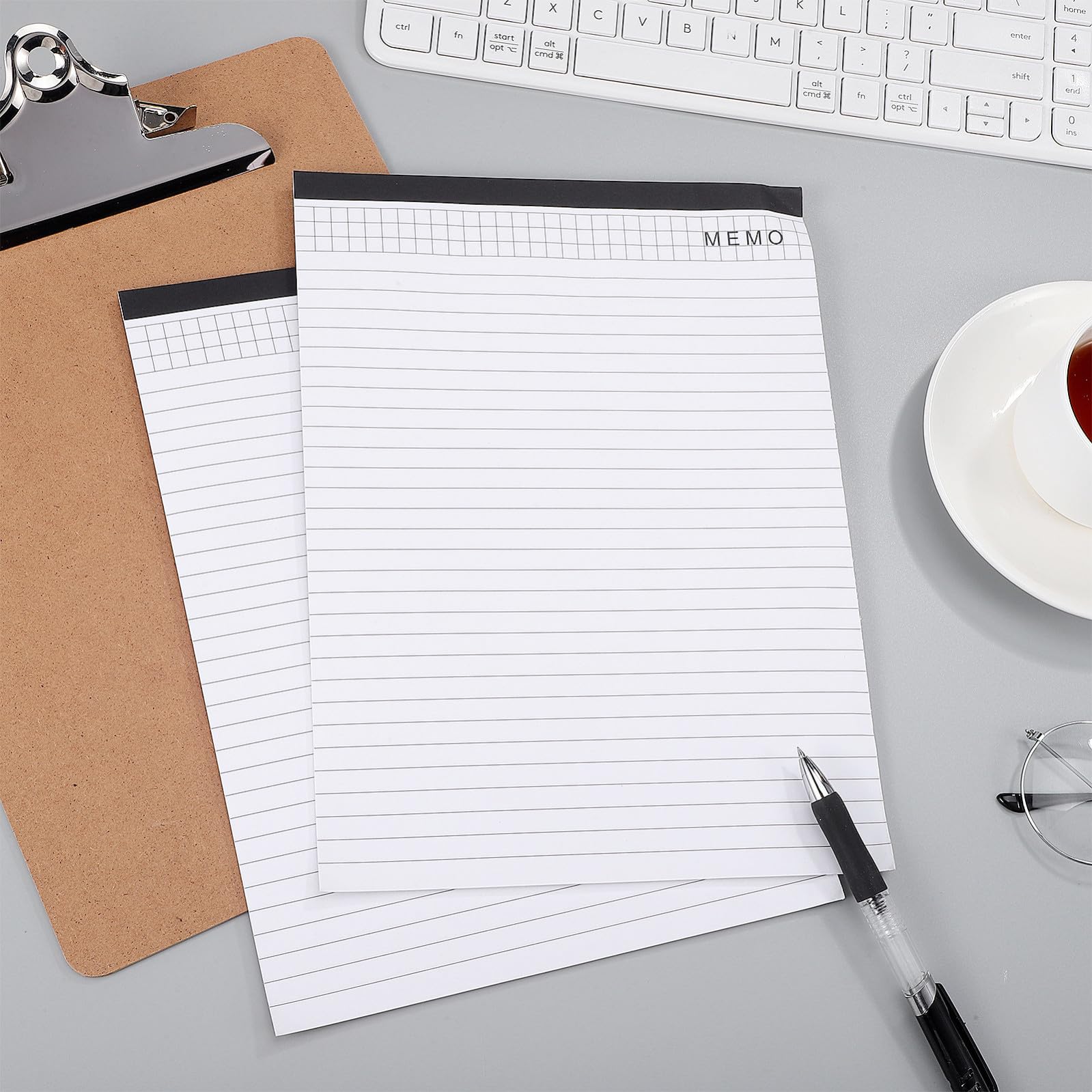 GALPADA Blocco Note A4 Portatile Bianco, 5 Pezzi, Carta, Strappabile