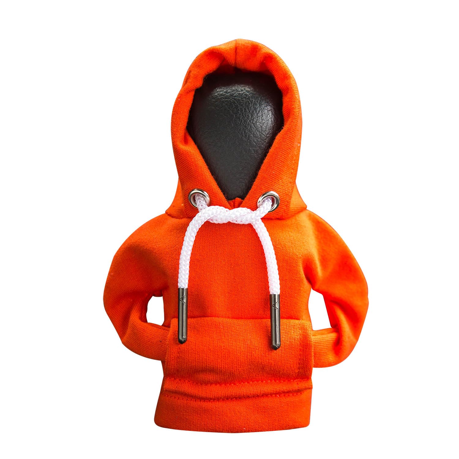 ECDREAMECDREAM Car Shift Knob Hoodie, Gear Shift Sweater, Funny Automotive Interior Accessories (Orange)