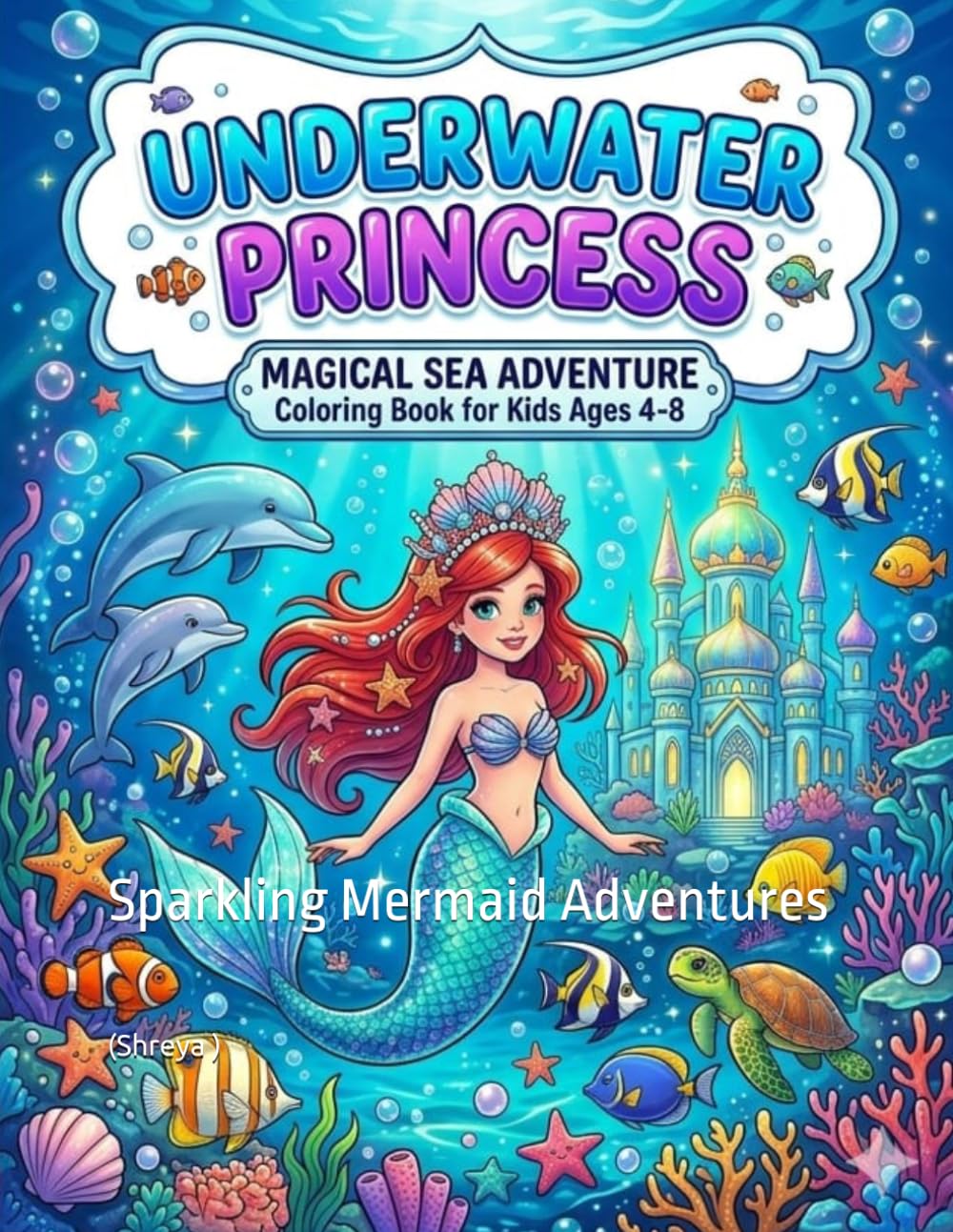 (Underwater Princess): Sparkling Mermaid Adventures (FAIRY TALE (COLOURING BOOK))
