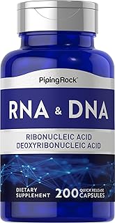Piping Rock RNA DNA Supplement | 200 Capsules | Ribonucleic Acid & Deoxyribonucleic Acid Complex | Non-GMO, Gluten Free