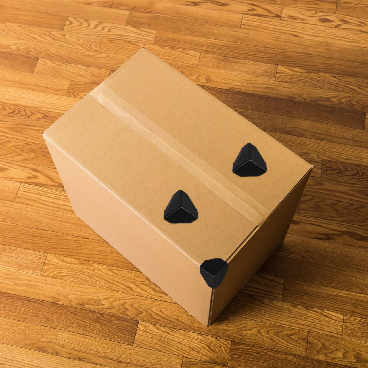 Garneck 100 Protections d'Angle en Plastique pour Cartons, Coins Renforcés 60X60X1Mm, Protection Anti-Chocs pour Emballage de Meubles et Transport Sécurisé