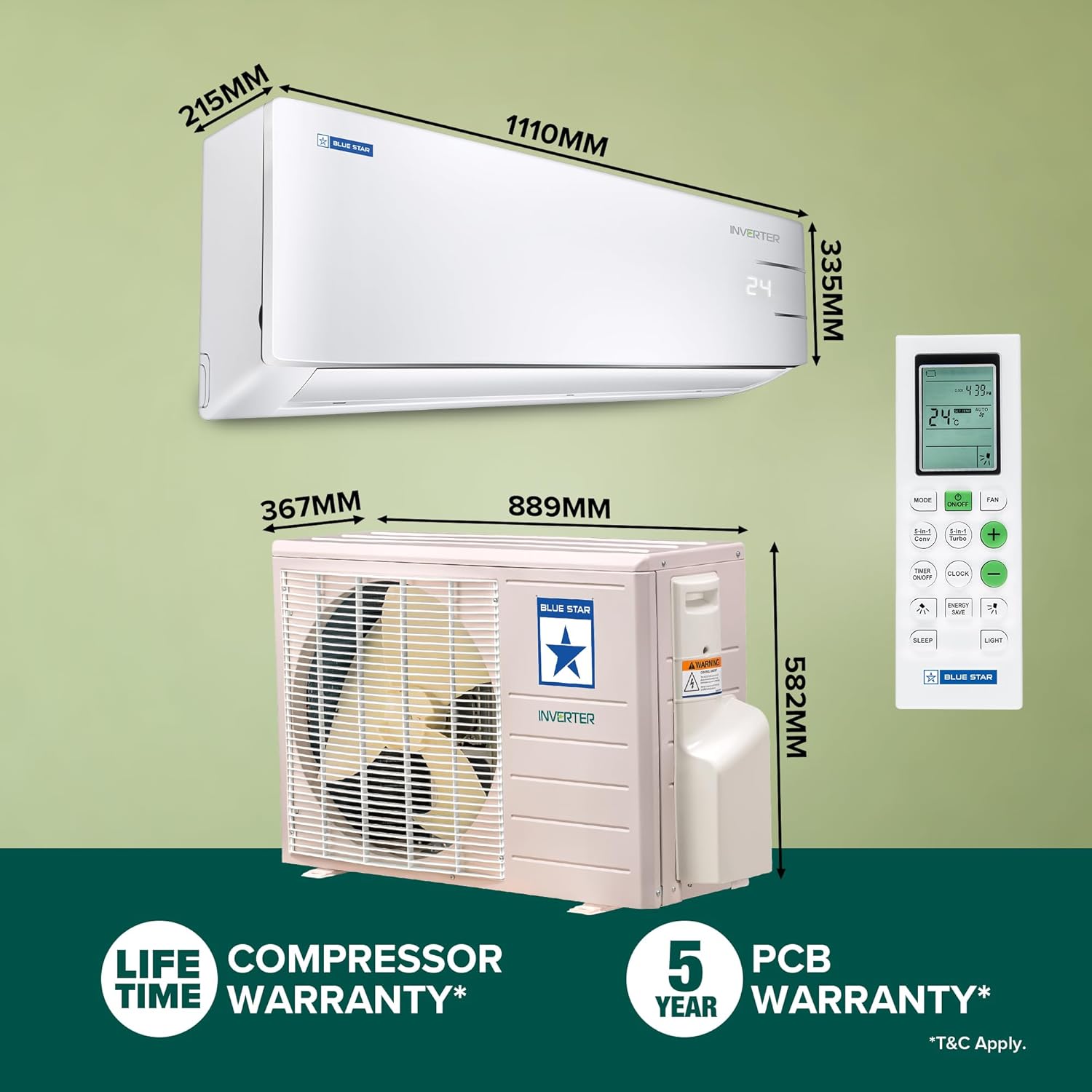 Review Blue Star 2 Ton 3 Star, 60 Months Warranty, Inverter Split 6 Review Blue Star 2 Ton 3 Star, 60 Months Warranty, Inverter Split