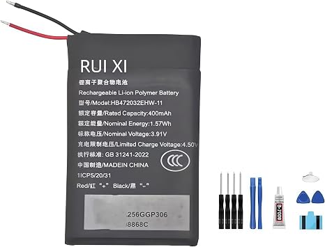 RUI XI  Huawei Smart Watch Fit3 SLO-B19 400mAh 3.91V HB472032EHW-11
