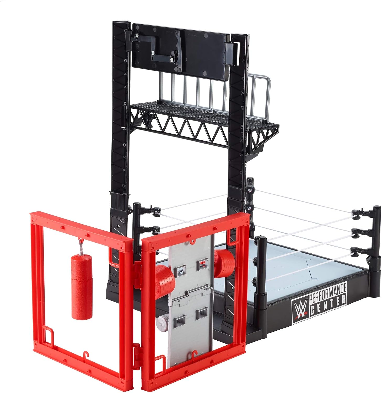 Uр Tо 50% оƒƒ ​WWE Wrekkin’ Performance Center Playset with Gym, Breakable Accessories, Collapsible Scaffolding, Breakaway Sign, Collapsible Ring & Easy Reassembly ​​ [Amazon Exclusive]