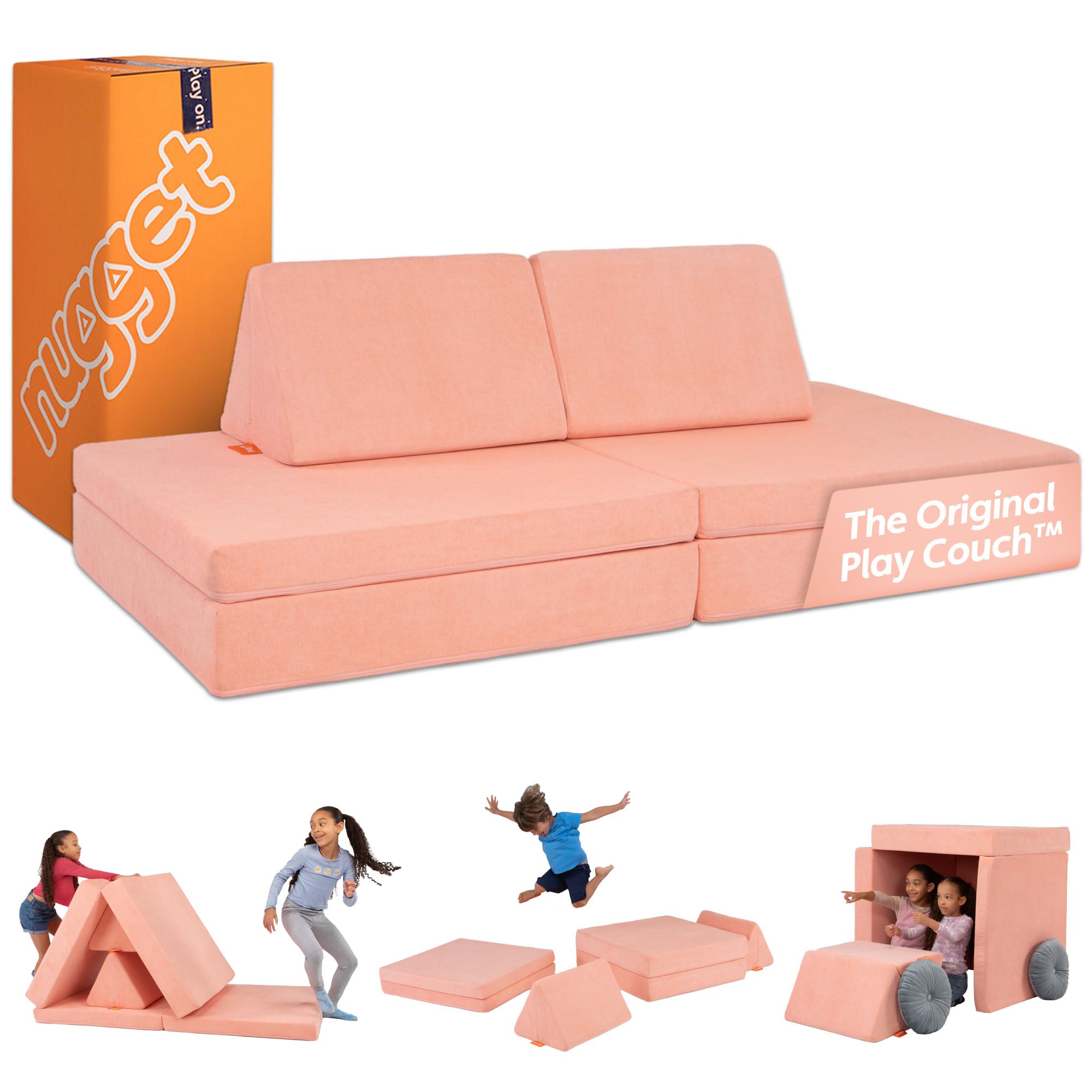 Nugget - The Original Play Couch for Kids - Modular Foam Children's Sofa