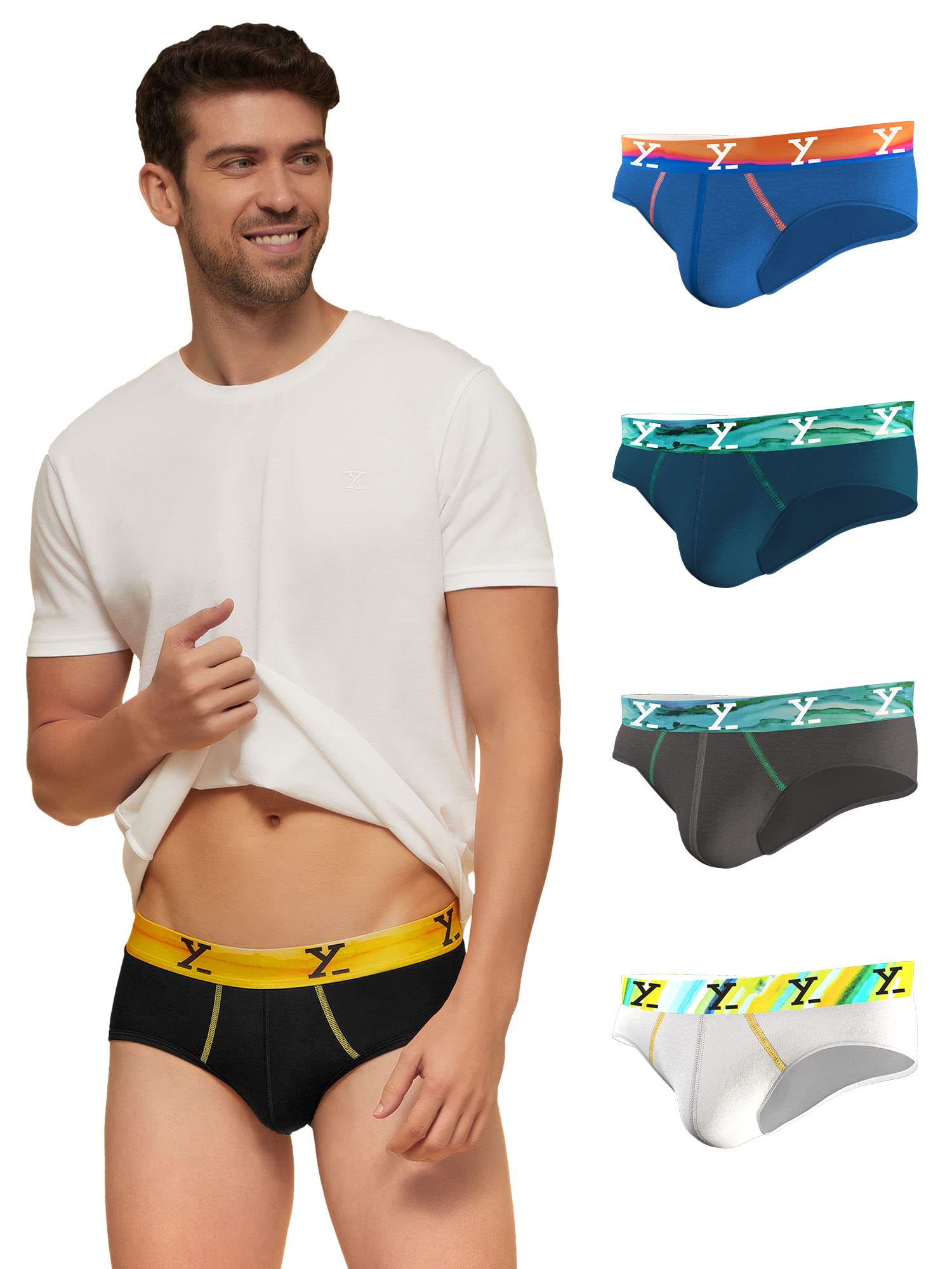 xyxx Men's Poly Viscose Regular Brief-picture-29