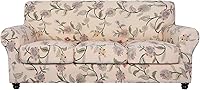Vista 81 de SearchI Funda elástica para sofá, funda para sillón de 2 piezas con funda de cojín separada para silla, protector de muebles lavable para sala