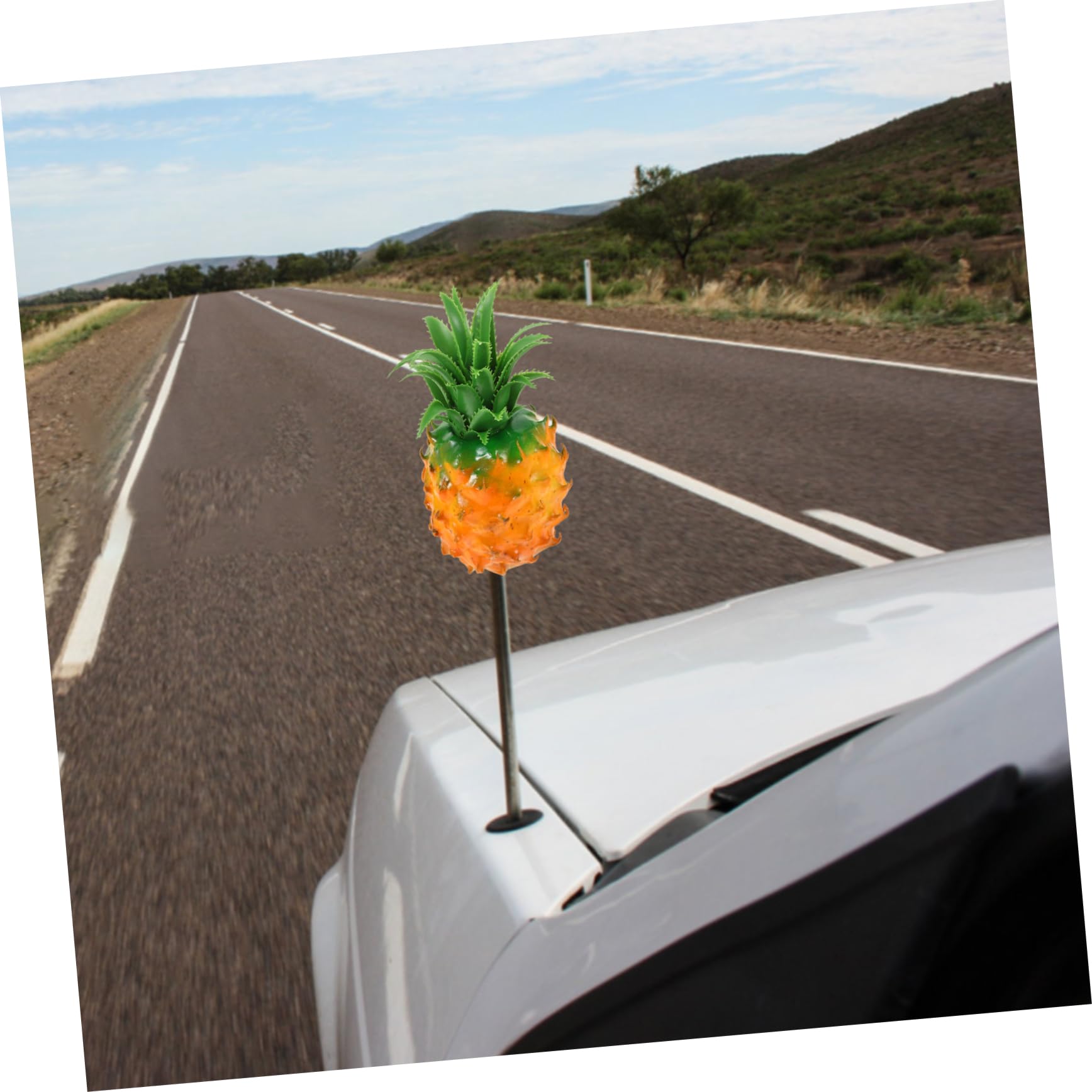 3stücke Antenna Topper Auto-Dekoration Süßer Ananas Ornament Für Fahrzeugaußen Einfache Installation Langlebig Und Passend Für Viele Modelle Charme Und Individualität Für