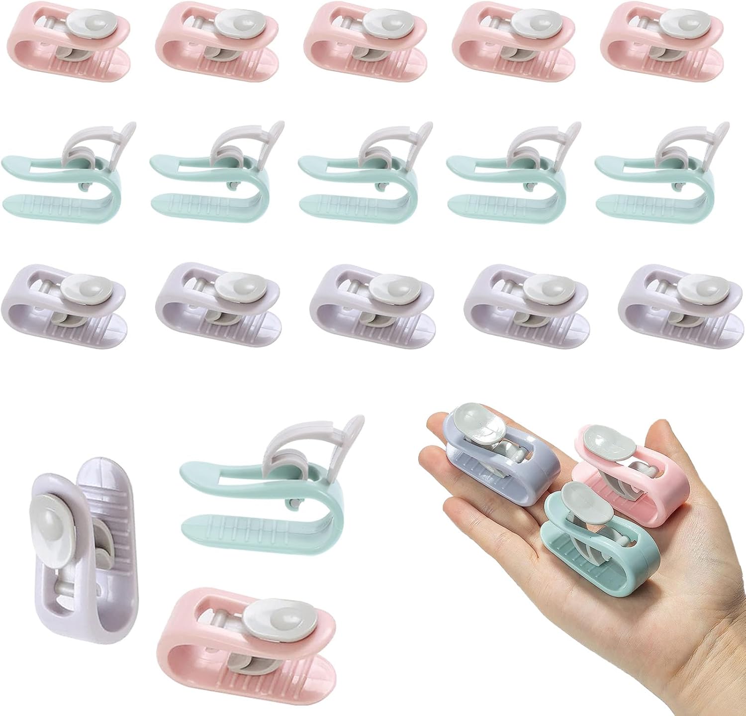 15 Pcs Duvet Clips to Keep Duvet in Place, Needle Clip Free Duvet Cover