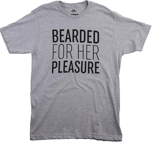 Miniatura 6 de Bearded for Her Pleasure Funny Beard, camiseta unisex con humor facial para hombre