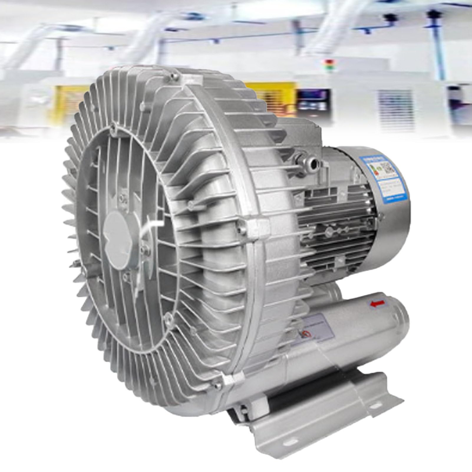 Pvxa Industrial Vacuum Pump,Ide Channel Centrifugal Blower,120W-1100W Regenerative Blower,for Aquarium Hydroponics Pond Septic ThreePhase-4000W/5.36HP