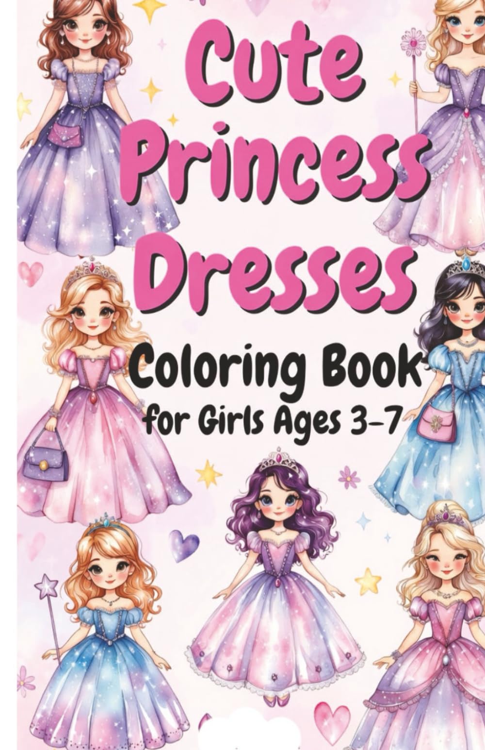 Prinsessenpoppen Kleurboek voor Meisjes