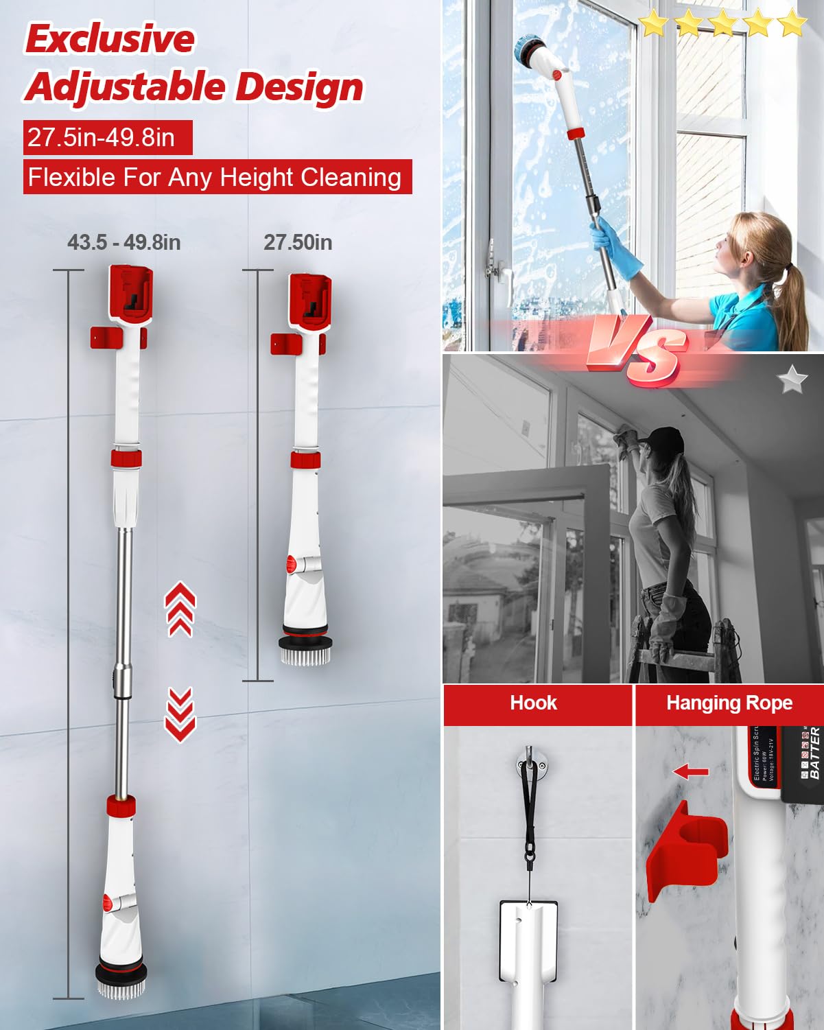 Amazon｜電動スピンスクラバー ミルウォーキー用 (電池は含まれません