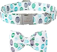 Vista 40 de Collares Verdes para Perros Pequeños, Lindo Collar de Pana para Perro con Corbatín, Hebilla de Metal de Seguridad, Collares Ajustables