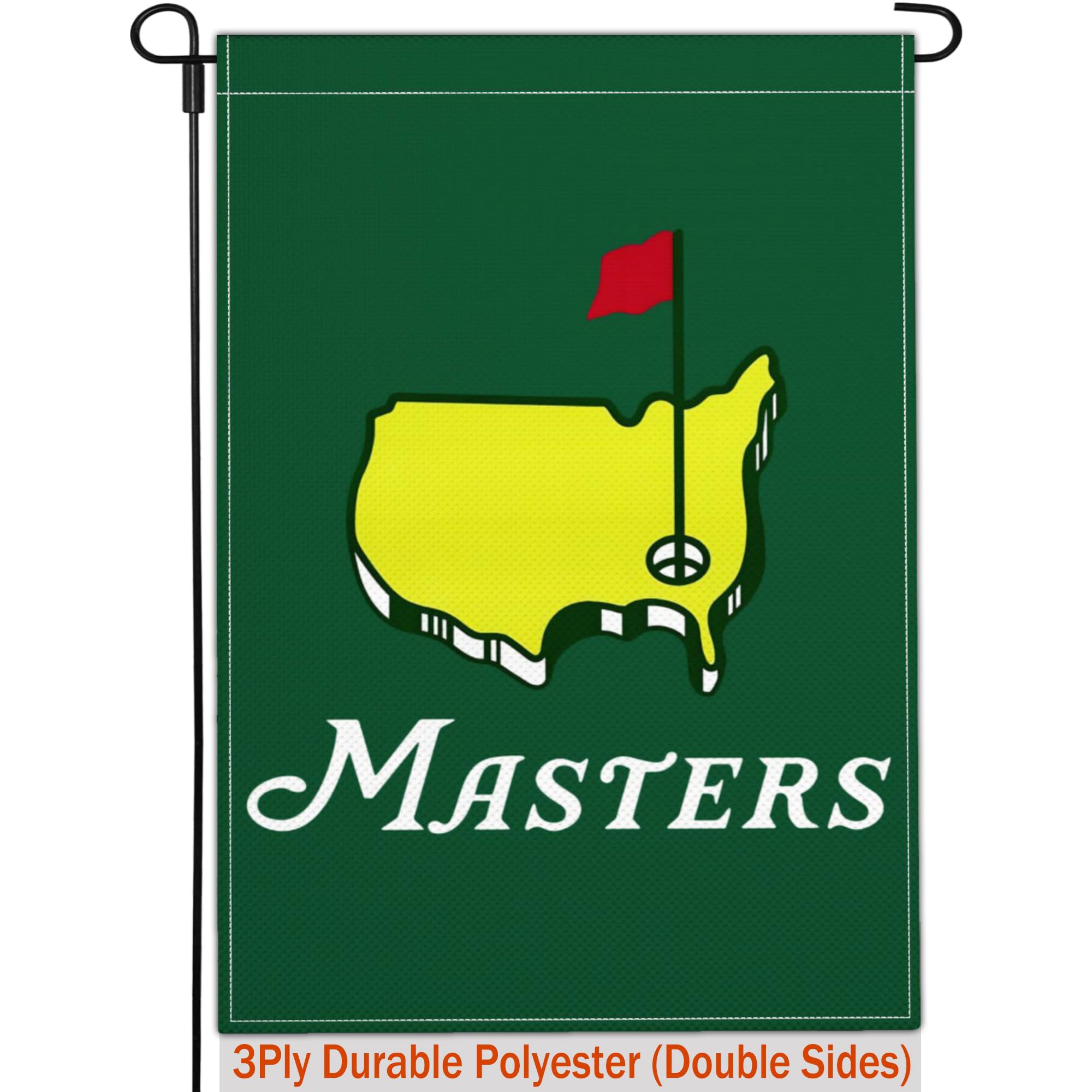 CuiliqunMasters Flag Golf Garden Flag 12x18 Inch Double Sided 3Ply Polyester Home Yard Party Decorations Indoor Outdoor Patio Lawn House Holiday Decor Funny Garden Flag