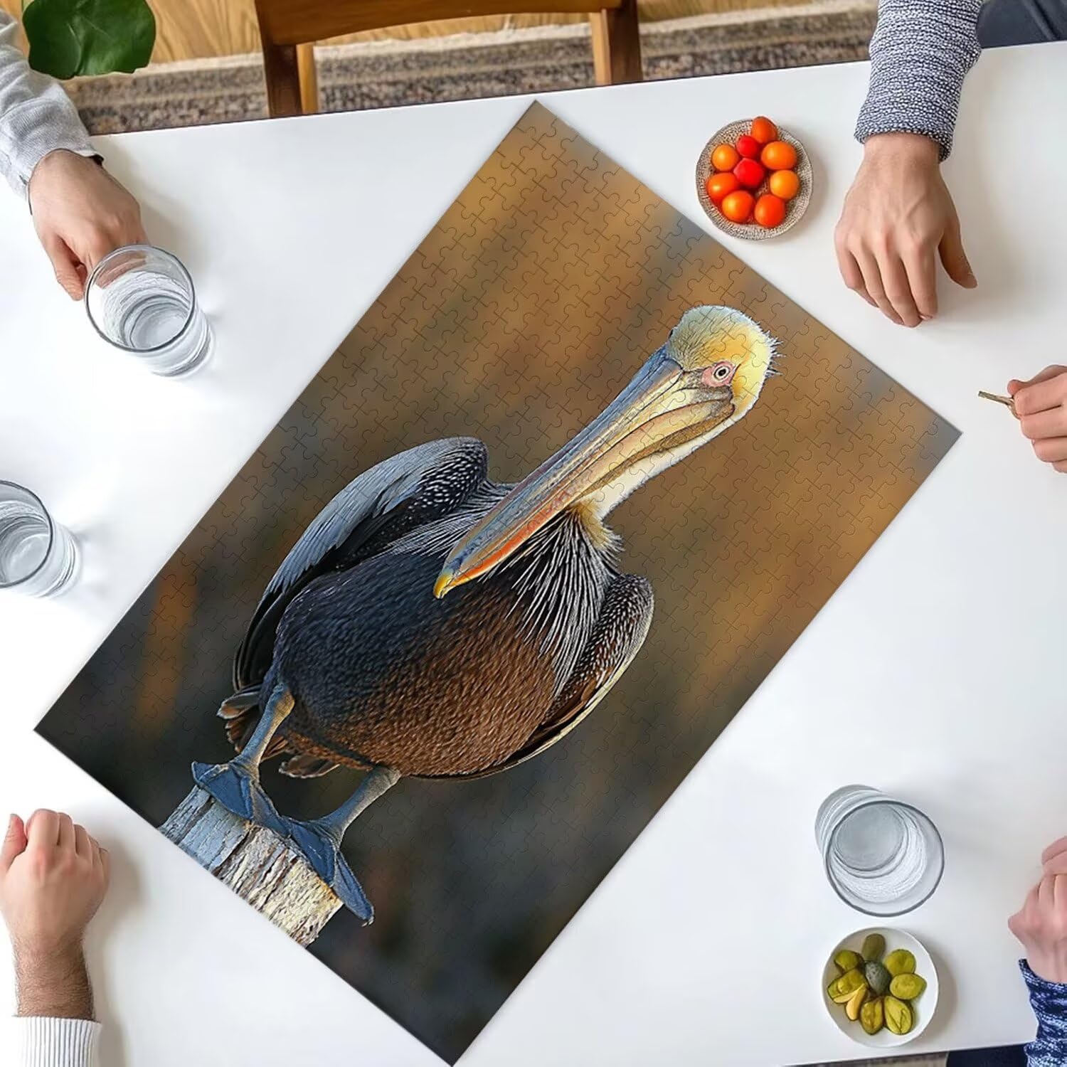 1500 Pezzi di Puzzle, Pelicano1500 Pezzi di Puzzle per Adulti, Regalo di Anniversario, Regalo di Natale, Decorazione Della Casa, Prevenzione Della Degenerazione Cerebrale Negli Anziani v-803