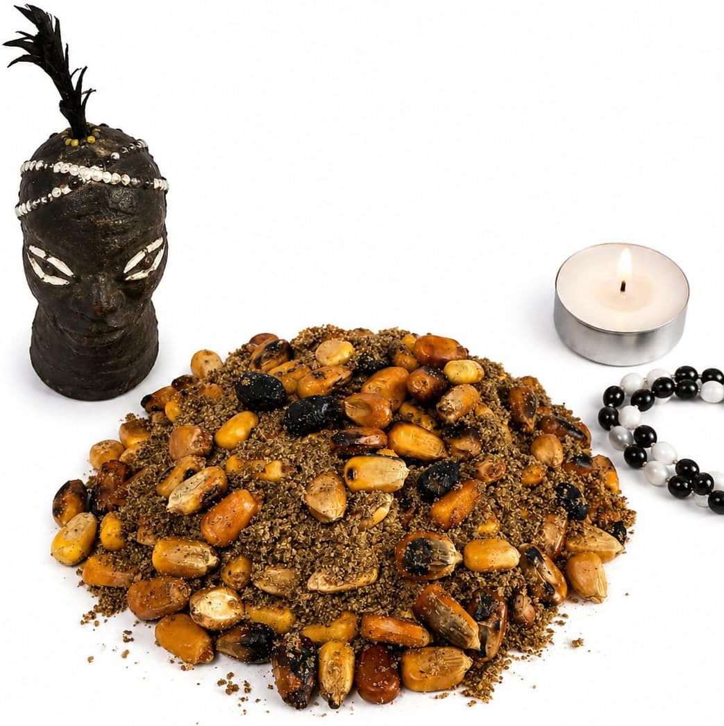 SOWELU Maiz Jutia y Pescado Ahumado Ritual Mix EKU Eya Awado, 0.5 Pounds | For Ifa Yoruba Ritual, Santeria Products, Orisha Offerings, Non Edible, Botanica Supplies