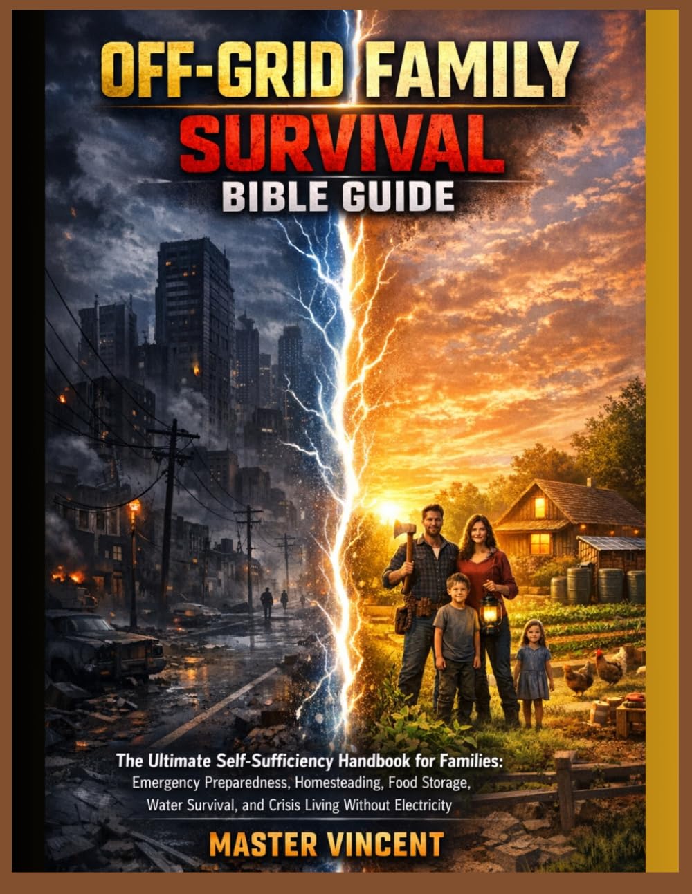 OFF-GRID FAMILY SURVIVAL BIBLE GUIDE: The Ultimate Self-Sufficiency Handbook for Families: Emergency Preparedness, Homesteading, Food Storage, Water Survival, and Crisis Living Without Electricity