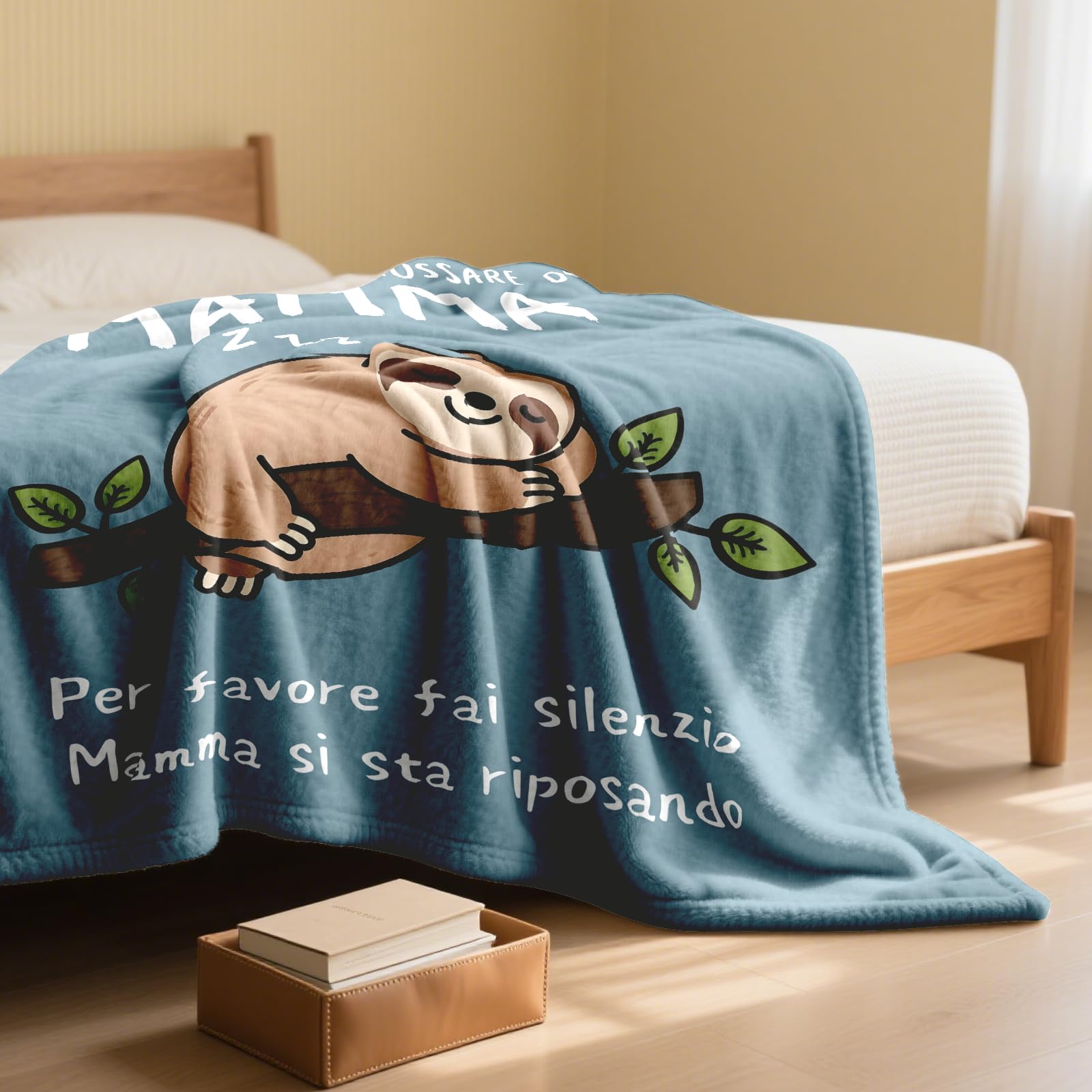 Regalo Festa della Mamma: Coperte per Natale e Compleanno, Regali Figlia/Figlio, 130 x 150 cm
