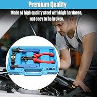 Vista 7 de Herramienta de instalación y extracción de inyector de combustible, kit de herramientas de instalación de extracción de sellos de aceite compatible