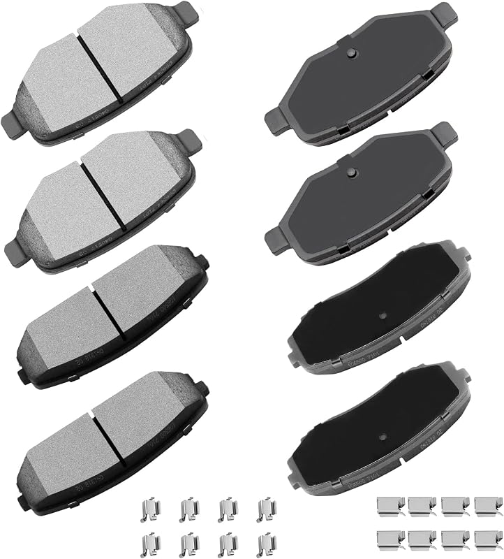 Pastilhas de freio dianteiras cciyu cerâmicas para Ford Edge e Lincoln MKX – 8 peças