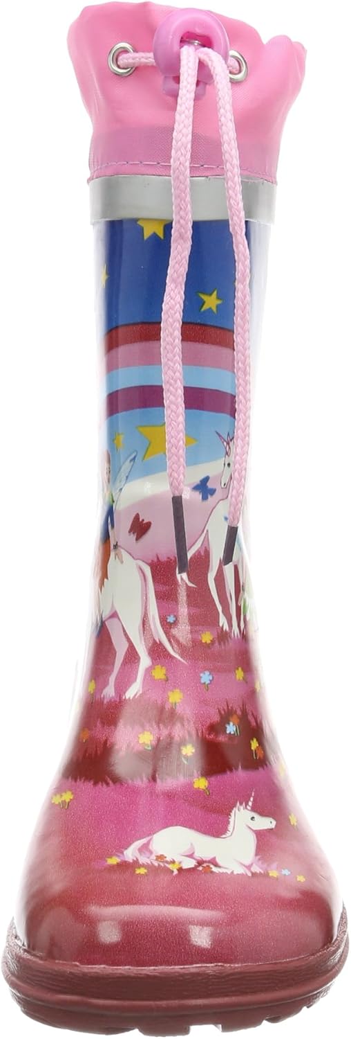 Beck Girls Wellington rain Boots Slip on