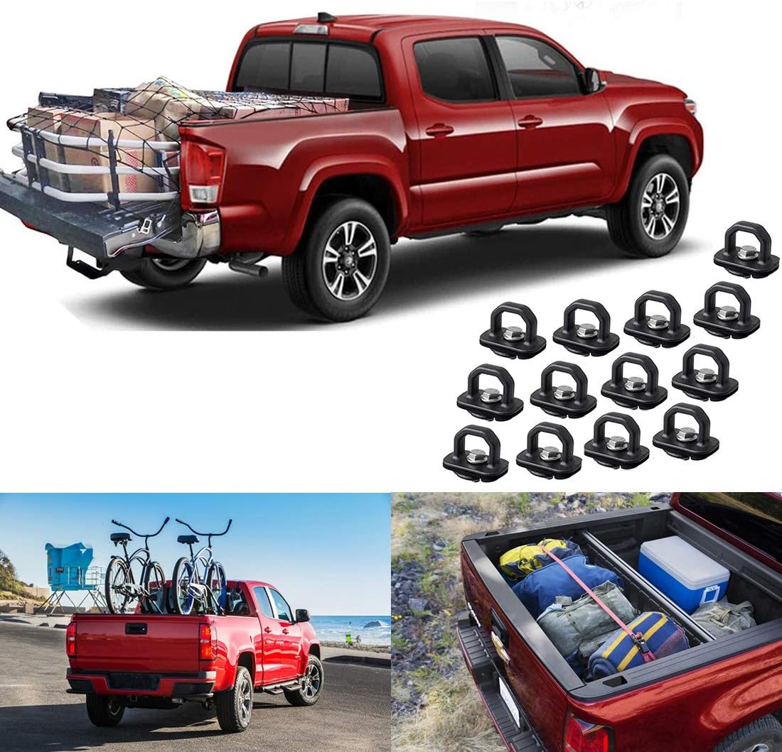 Tie Down Anchors 13Pcs Truck Bed Side Wall Anchor fit for 07-22 Chevy Silverado/GMC Sierra,15-22 Chevy Colorado/GMC Canyon DZ97903