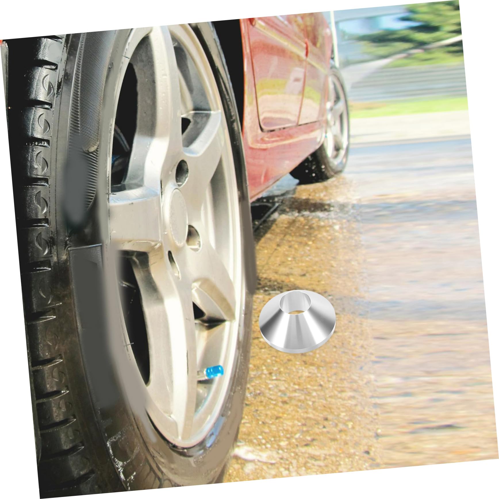 Zerodeko Démonte-pneus Manuel 4,4 Pouces, Cône De Centrage En Alliage D'aluminium, Outil De Montage Pour Camions, Changement De Pneus, Accessoire Professionnel Polyvalent