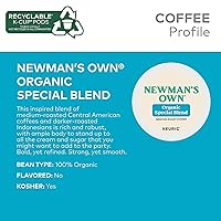 Vista 8 de Newman's Own Organic Newman's Special Blend Coffee, K-Cup Portion Pack for Keurig K-Cup Brewers, 12-Count (Pack of 2)