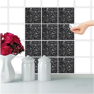 FoLIESEN Tile Stickers 15 x 15 cm for Bathroo...,