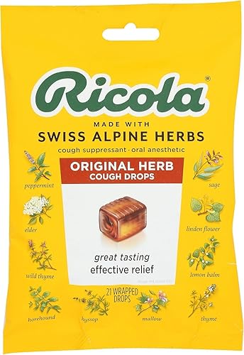 Gotas para la tos - Original Herbal - Paquete de 48 unidades