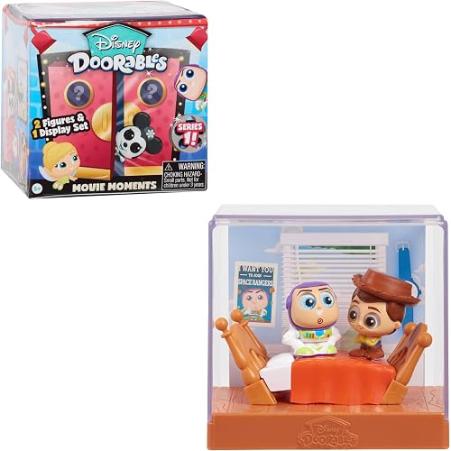 Disney Doorables Movie Moments Series 1, Collectible Mini Figures Styles May Vary, Officially Licensed Kids Toys for Ages 5 Up, Gifts and Presents by Just Play