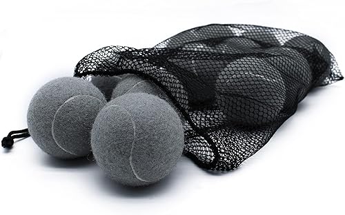 Miniatura 4 de Magicorange Pelotas de tenis, paquete de 12 pelotas de tenis de entrenamiento avanzado, pelotas de práctica, vienen con bolsa de malla para un fácil