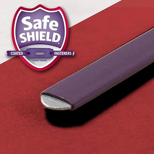 Miniatura 6 de Smead PressGuard Carpeta de archivos de clasificación con cierres SafeSHIELD, 2 divisores, expansión de 2 pulgadas, tamaño carta, rojo brillante, 10