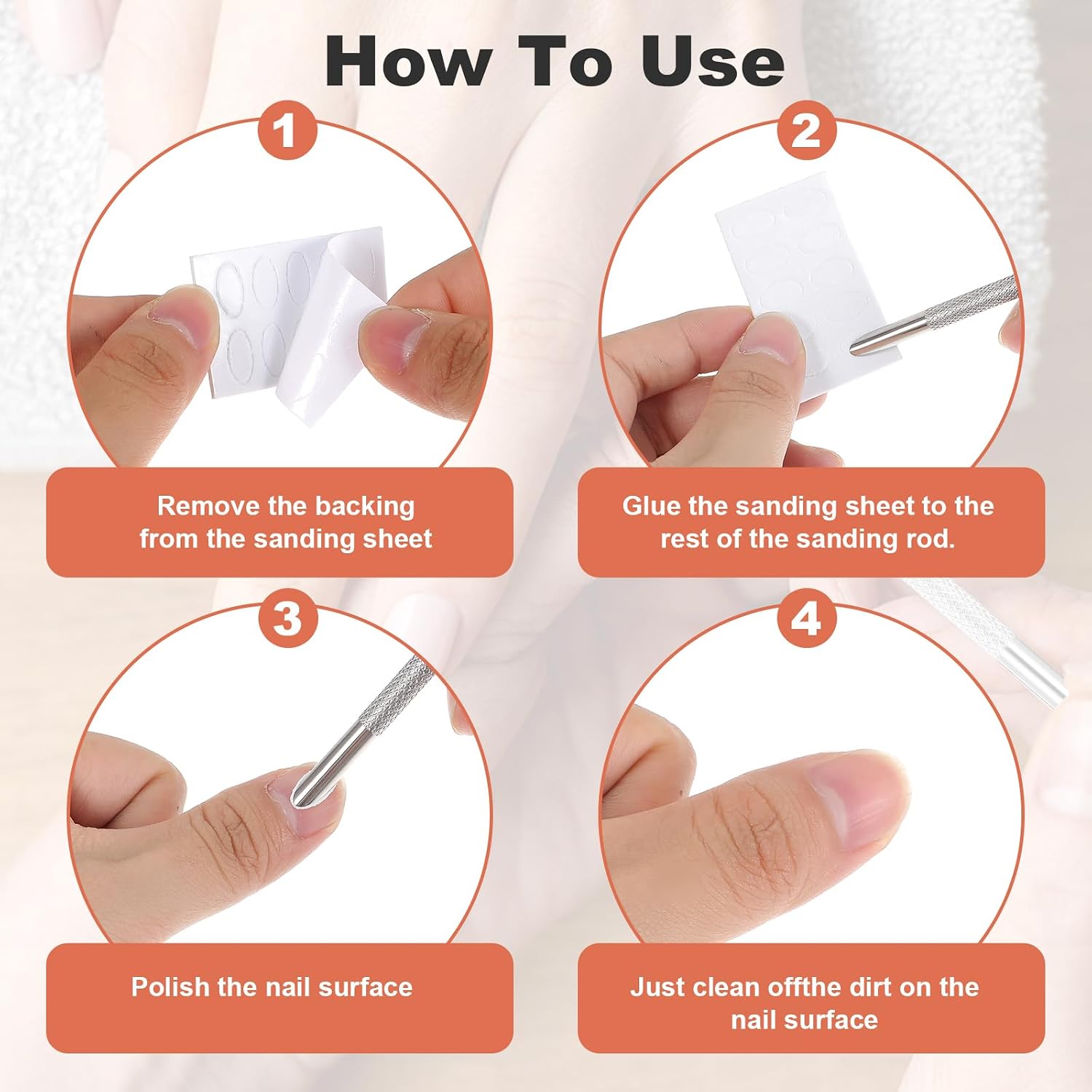 Cuticle Pusher and Cutter Remover, Dual-Ended Nail Cleaner