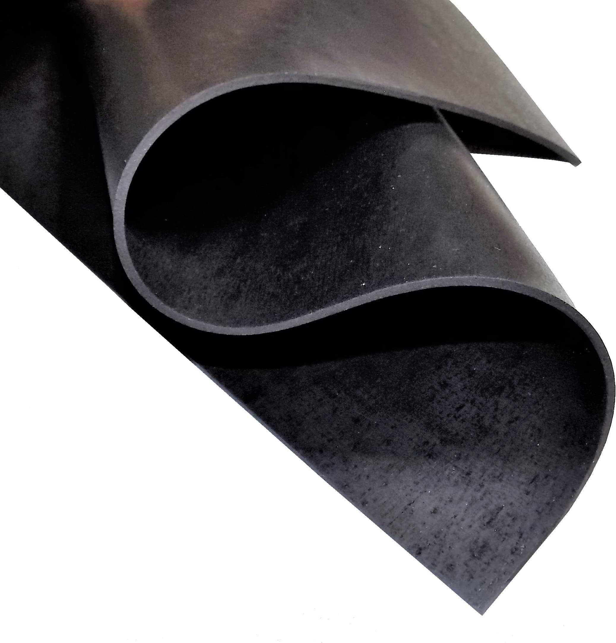 Exactly Rubber - Neoprene Sheet, 60A Durometer Rubber Mat, Gasket Material with -30 to 195°F Temperature Resistance, Oil and Gasoline-Resistant Rubber Sheet, Made in The USA, 1/16 x 9" x 12"