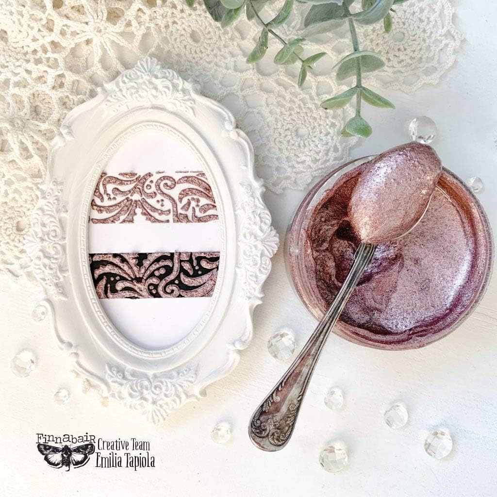 Art Extravagance - Jewel Texture Paste - Rose Quartz - 1 Jar, 100ml (3.4 fl oz)