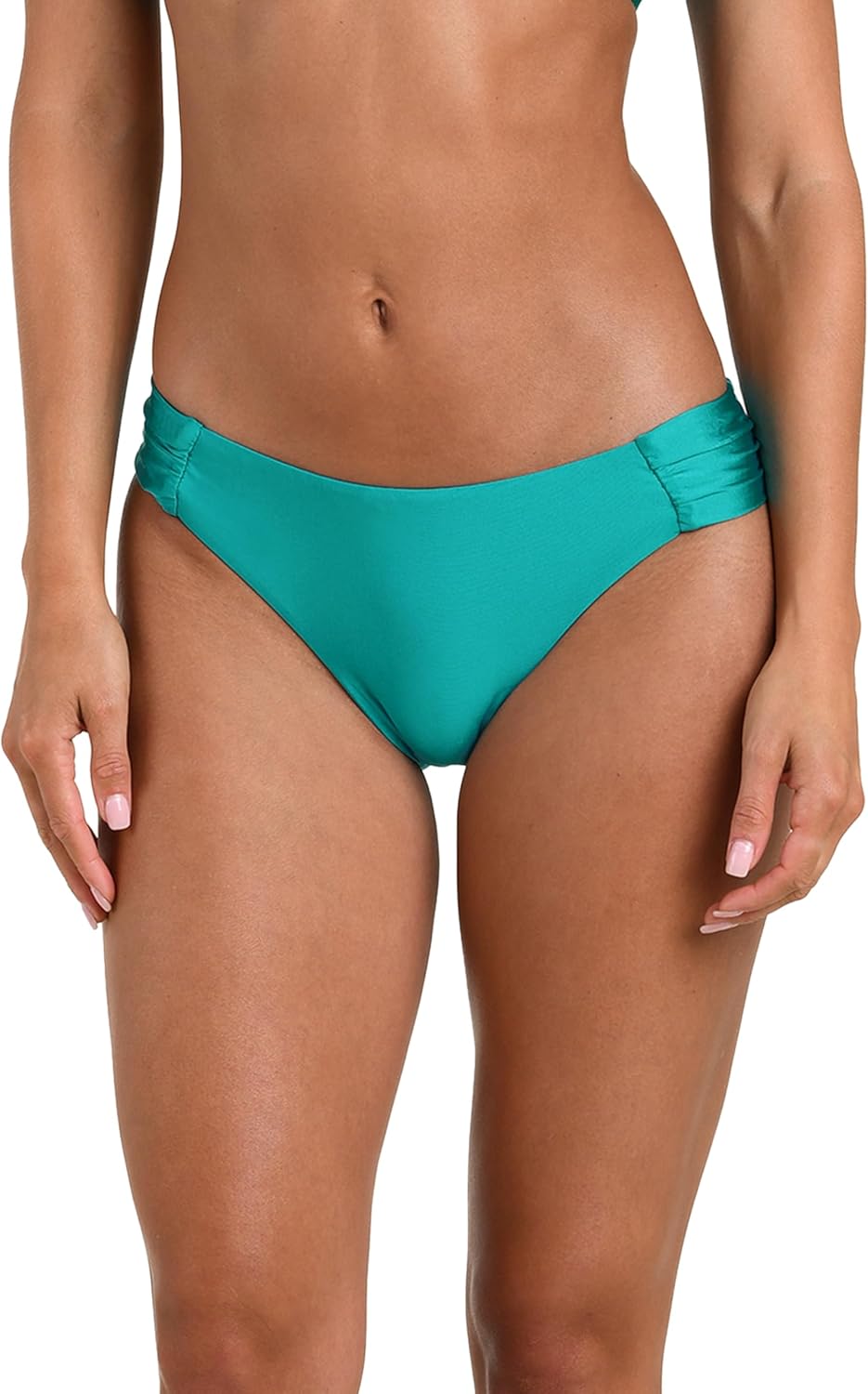Sunshine 79 Women's Standard Side Shirred Hipster Bikini Swimsuit Bottom