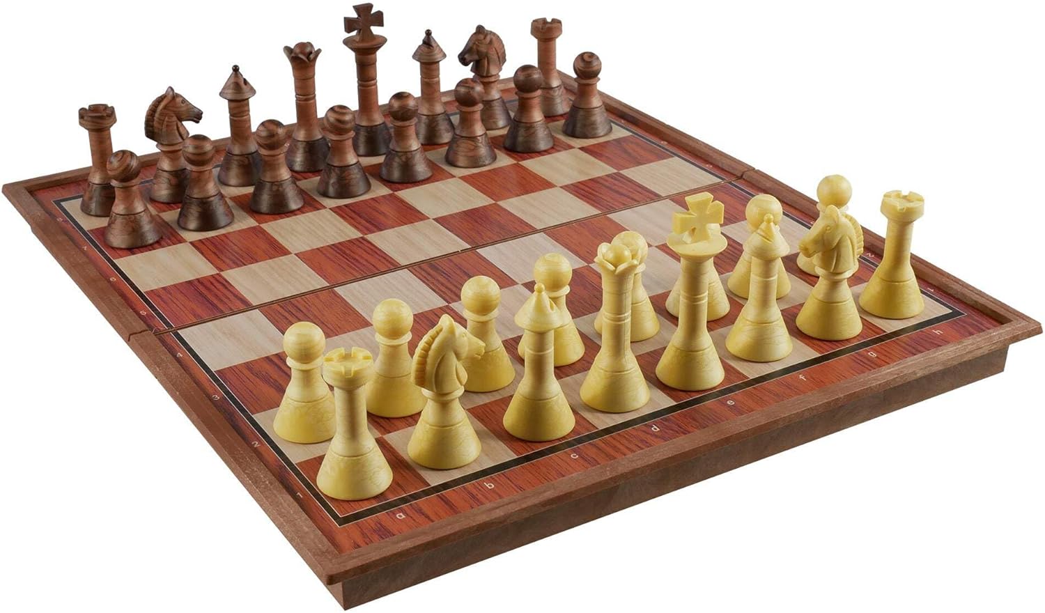Woody Magnetic Travel Chess Set, (104030)