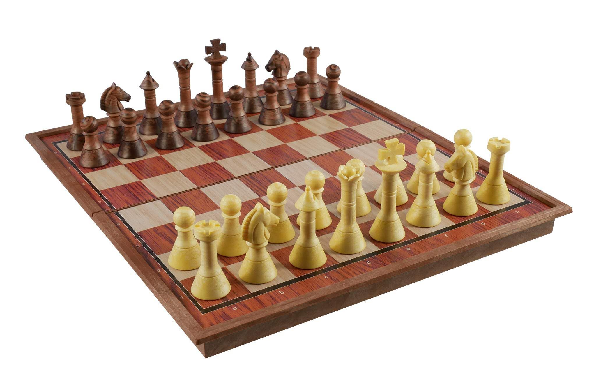 Classic Game Collection Woody Magnetic Travel Chess Set, (104030)