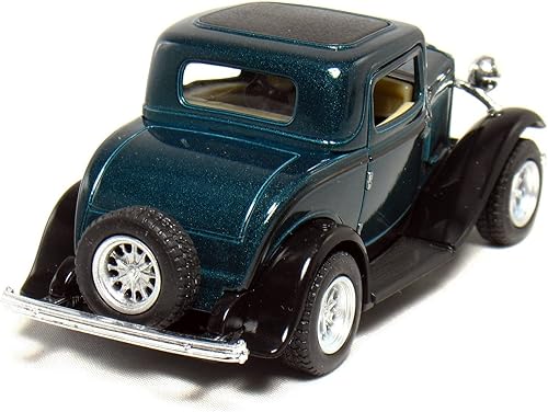 Miniatura 3 de Kinsmart 134 Escala Diecast 1932 Ford Coupé de 3 ventanas en color granate