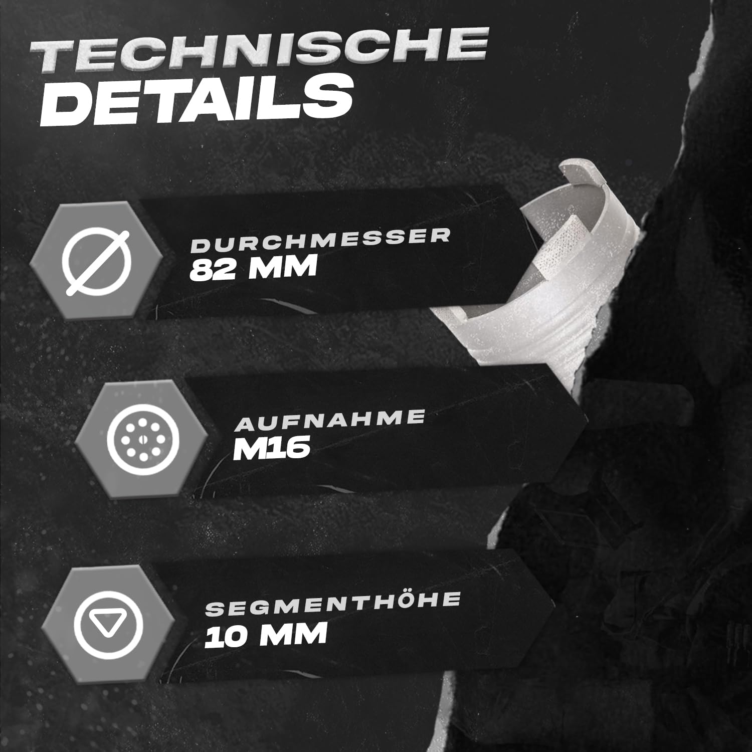TITANIUM 2.0 DOSENSENKER 82mm M16 BAIER 10016