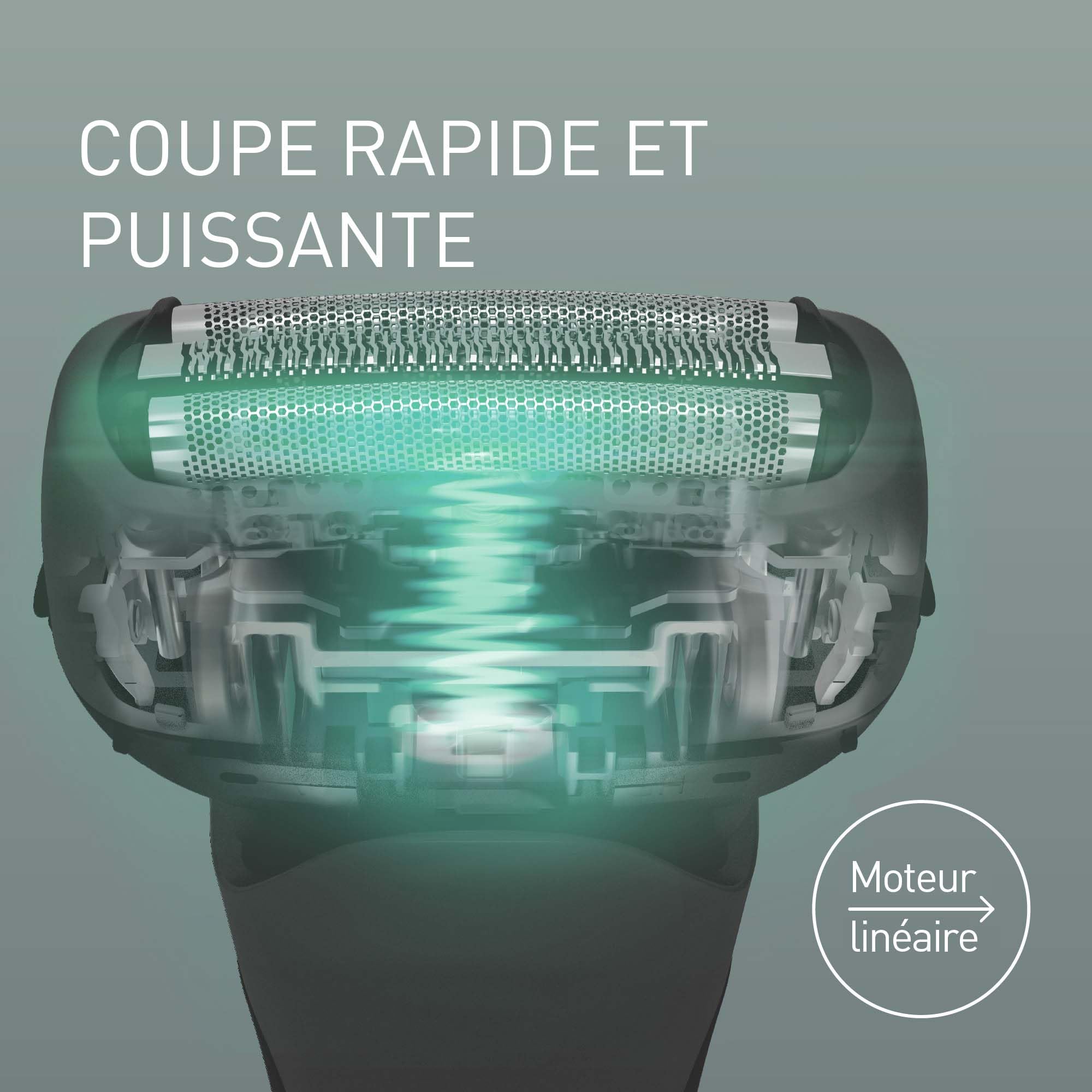 Panasonic Series 700 ES-ALT4B Rasoir Électrique 3-lames Wet et Dry Homme, Rasoir Portable Sans Fil et Étanche, Capteur de Barbe Réactif, Tête Flexible